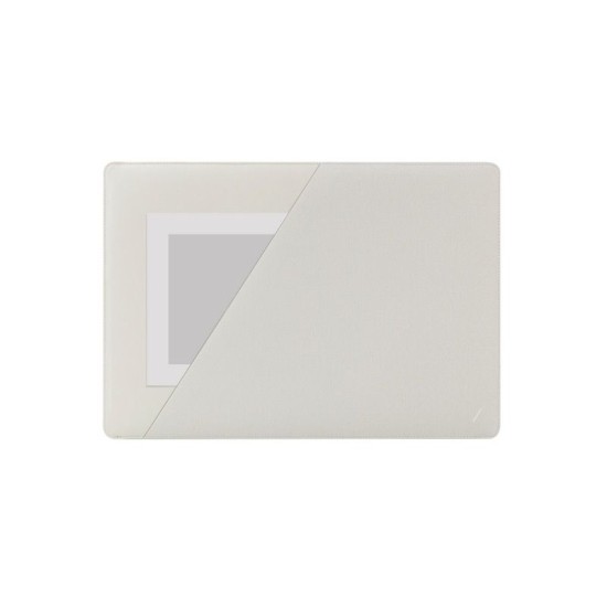 Husa Premium Native Union Stow Slim Sleeve pentru MacBook 15/16", Sandstone (Ingredi, STOW-MBS-SAN-16) by www.silkase.ro