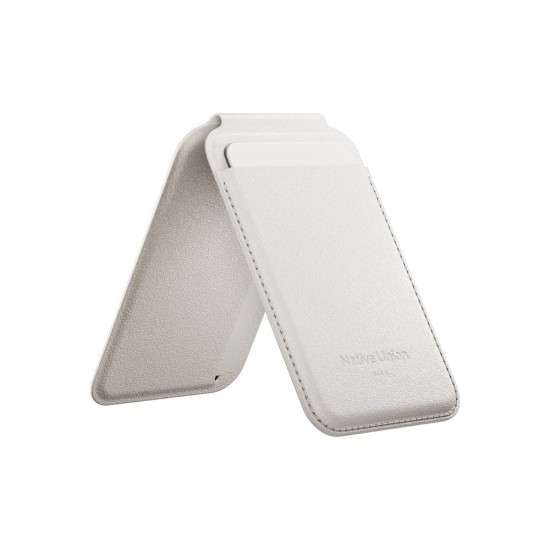 Portcard magnetic si suport Native Union Active Wallet Stand, culoarea gresiei (Suporturi Auto și Birou, ACT-SAN-WAL) by www.silkase.ro