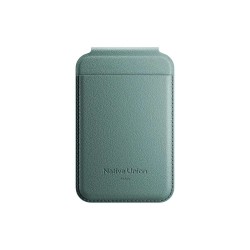Portcard magnetic si suport Native Union Active Wallet Stand, verde ardezie