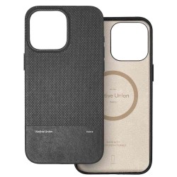 Husa telefon, Native Union, (Re)Classic, piele vegetala, neagra, pentru iPhone 16 Pro Max