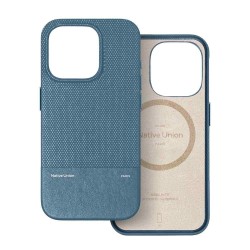Husa telefon pentru iPhone 16, Native Union, model (RE)CLASSIC, albastru