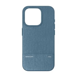 Husa telefon pentru iPhone 16, Native Union, model (RE)CLASSIC, albastru