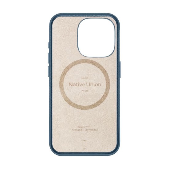 Husa de protectie pentru iPhone 16 Pro, Native Union, piele vegetala, compatibila cu MagSafe, navy (Native Union, iPhone 15 Pro) by www.silkase.ro Husa de protectie pentru iPhone 16 Pro, Native Union, piele vegetala, compatibila cu MagSafe, navy (iPhone 15 Pro, RECLA-NAV-NP24P) by www.silkase.ro