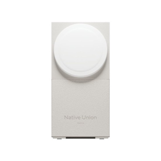 Statie de incarcare 2 in 1 Native Union Rise, Compatibila MagSafe, Putere 15W, Cablu USB-C 2m inclus, Gri (Incarcatoare, RS-2IN1-SAN) by www.silkase.ro