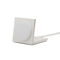 Incarcator Wireless Native Union Rise Solo Qi2, Compatibil MagSafe, Putere 15W, Cablu USB-C 2m inclus, Gri