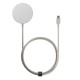 Incarcator Wireless Native Union Snapstand Qi2, Compatibil MagSafe, Putere 15W, Cablu USB-C integrat, Gri (Incarcatoare, SNST-QI2-SAN) by www.silkase.ro