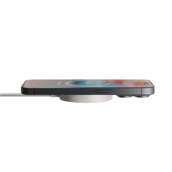 Incarcator Wireless Native Union Snapstand Qi2, Compatibil MagSafe, Putere 15W, Cablu USB-C integrat, Gri (Incarcatoare, SNST-QI2-SAN) by www.silkase.ro