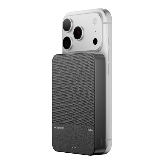 Baterie Externă Magnetică Native Union (Re)Classic 10000mAh, Black (Incarcatoare, PB-10KMS-BLK) by www.silkase.ro
