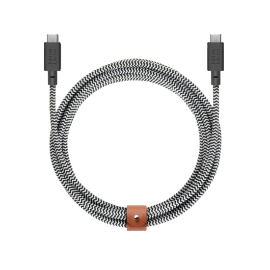 Cablu de Date Native Union Belt Cable XL, USB-C la USB-C, 3m, Zebra Cablu de Date Native Union Belt Cable XL, USB-C la USB-C, 3m, Zebra (Pixel 9 Pro, BELT-XL-C-ZEB-3-NP) by www.silkase.ro