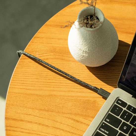 Cablu de Date Native Union Belt Cable XL (USB-C la USB-C) 3m, Cosmos Cablu de Date Native Union Belt Cable XL (USB-C la USB-C) 3m, Cosmos (Cabluri Telefon, BELT-XL-C-COS-3-NP) by www.silkase.ro