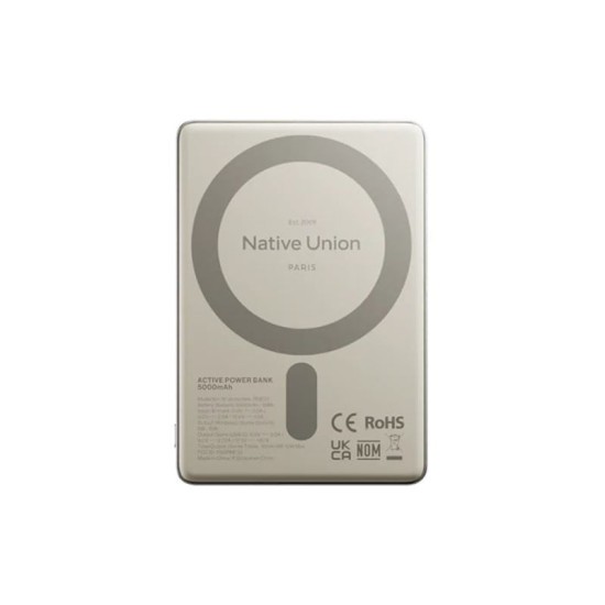 Baterie externa magnetica Native Union Active 5000mAh, culoarea gresiei (Native Union, Ingredi) by www.silkase.ro Baterie externa magnetica Native Union Active 5000mAh, culoarea gresiei (Baterii Externe, ACTPB-5KMS-SAN) by www.silkase.ro