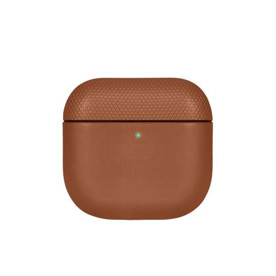 Husă Premium Native Union (RE)Classic, Tan – Compatibilă cu AirPods 4 (4, AP4ANC-LTHR-TAN) by www.silkase.ro