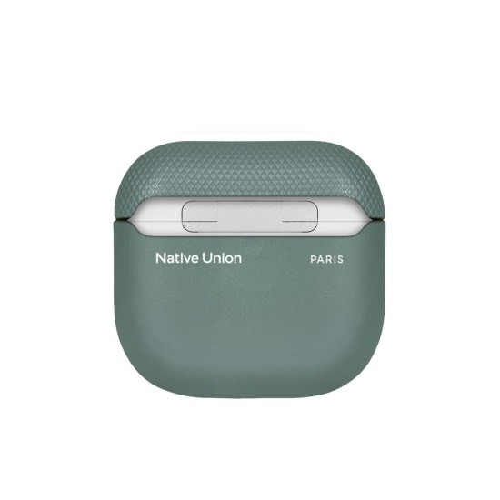 Husa Premium Native Union (RE)Classic pentru AirPods 4, Slate Green Husa Premium Native Union (RE)Classic pentru AirPods 4, Slate Green (4, AP4ANC-LTHR-GRN) by www.silkase.ro