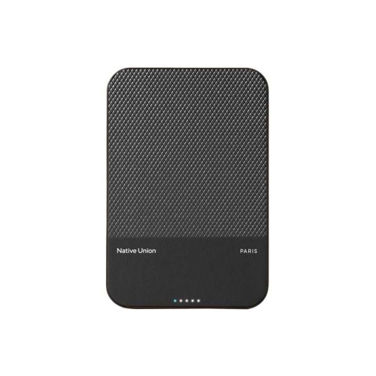 Baterie externa magnetica Native Union (Re)Classic Qi2 5000mAh, neagra (Baterii Externe, PB-5KMS-BLK-Q2) by www.silkase.ro