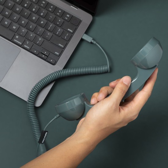 Receptor Retro Native Union POP Phone, Slate Green (Ingredi, POP-P-GRN) by www.silkase.ro