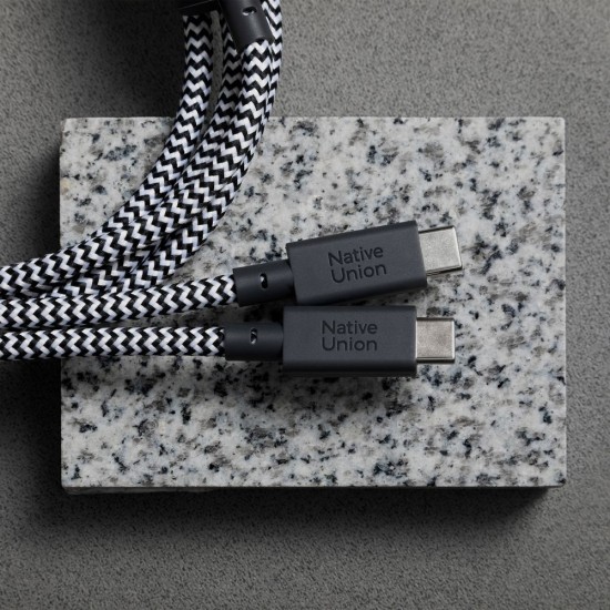 Cablu de Date Native Union Belt Cable (USB-C la USB-C) 2m, Design Zebra Edition Cablu de Date Native Union Belt Cable (USB-C la USB-C) 2m, Design Zebra Edition (Cabluri Telefon, BELT-C-2C-ZEB) by www.silkase.ro