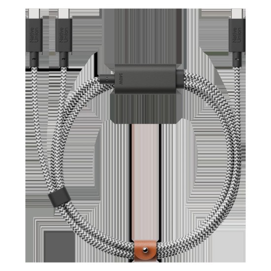 Cablu de Date Native Union Belt Cable (USB-C la USB-C) 2m, Design Zebra Edition Cablu de Date Native Union Belt Cable (USB-C la USB-C) 2m, Design Zebra Edition (Cabluri Telefon, BELT-C-2C-ZEB) by www.silkase.ro