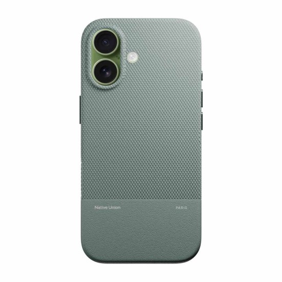 Husa de protectie Native Union (RE)Classic pentru iPhone 17, verde ardezie (Ingredi, RECLA-GRN-NP25) by www.silkase.ro