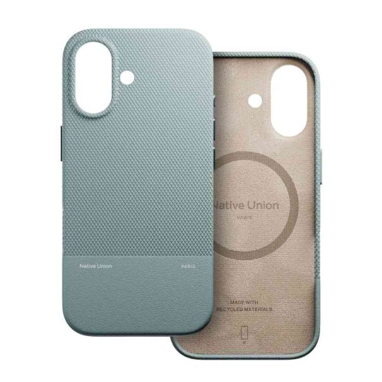 Husa de protectie Native Union (RE)Classic pentru iPhone 17, verde ardezie (Ingredi, RECLA-GRN-NP25) by www.silkase.ro