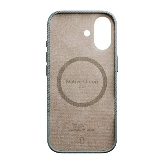 Husa de protectie Native Union (RE)Classic pentru iPhone 17, verde ardezie (Ingredi, RECLA-GRN-NP25) by www.silkase.ro