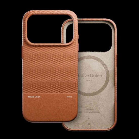 Husa de protectie Native Union (RE)Classic pentru iPhone 17 Pro, cafeniu (tan) (iPhone 17 Pro, RECLA-TAN-NP25P) by www.silkase.ro