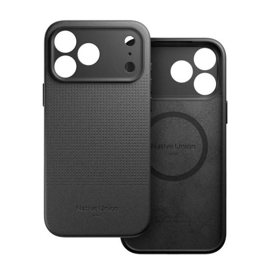 Husa de protectie Native Union Active pentru iPhone 17 Pro Max, neagra (iPhone 17 Pro Max, ACTCSE-BLK-NP25PM) by www.silkase.ro