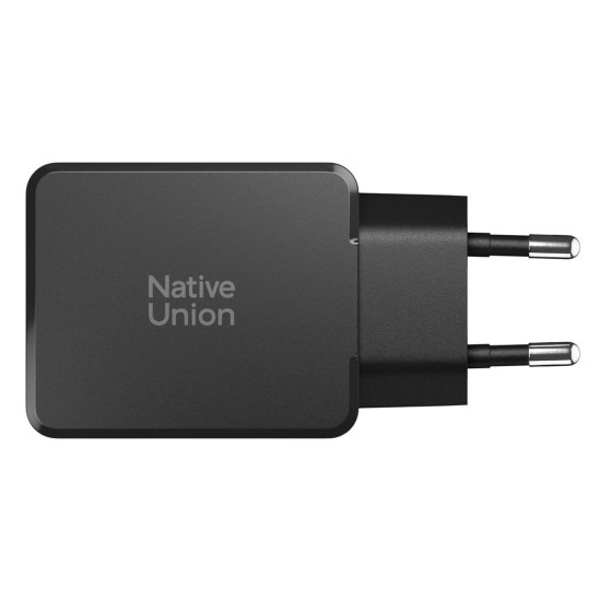 Încărcător Native Union Pocket GaN 65W, Dual USB-C, Ultra Compact, Negru (Încărcătoare Rețea, POCK-PD65-BLK-EU) by www.silkase.ro