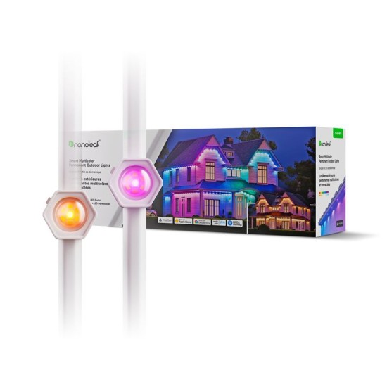 Kit Start Nanoleaf 1D Lumini Inteligente Exterior Permanente 15M (Ingredi, N7401K02-15POL) by www.silkase.ro