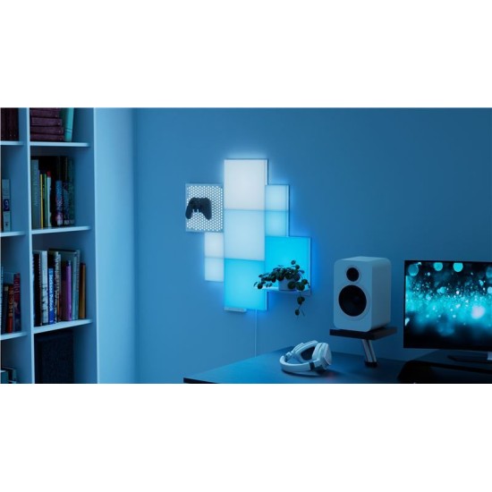 Pachet de expansiune panouri luminoase Nanoleaf Blocks Small Squares 4 bucati (Diverse accesorii, N8100E00-4SS) by www.silkase.ro