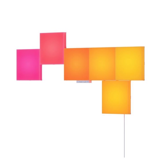 Kit de pornire panouri luminoase Nanoleaf Blocks Big Squares 6 bucati (Nanoleaf, Ingredi) by www.silkase.ro Kit de pornire panouri luminoase Nanoleaf Blocks Big Squares 6 bucati (Diverse accesorii, N8100K02-6BS) by www.silkase.ro