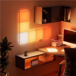 Kit de pornire panouri luminoase Nanoleaf Blocks Big Squares 6 bucati Kit de pornire panouri luminoase Nanoleaf Blocks Big Squares 6 bucati