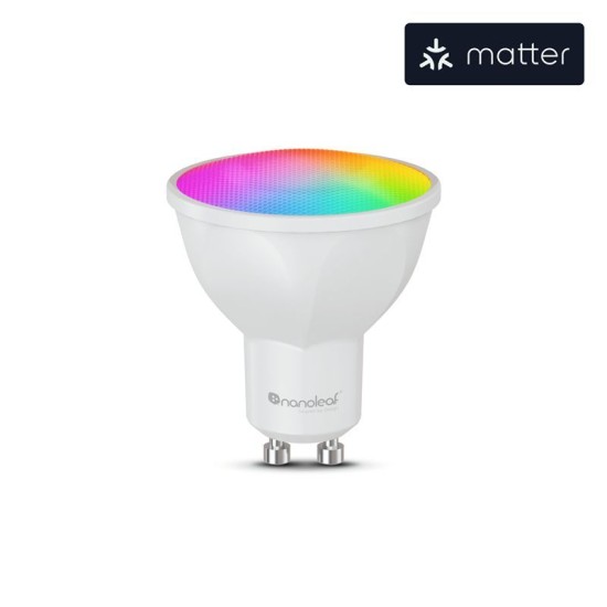 Bec Inteligent Nanoleaf Essentials Matter Wi-Fi GU10, 1 Bucată Bec Inteligent Nanoleaf Essentials Matter Wi-Fi GU10, 1 Bucată (Ingredi, N7502B02-1GU10) by www.silkase.ro