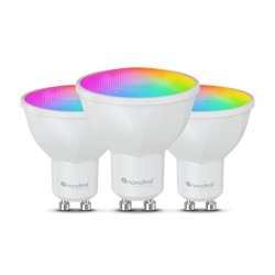 Set 3 Becuri Inteligente Nanoleaf Essentials Matter Wi-Fi GU10