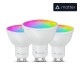 Set 3 Becuri Inteligente Nanoleaf Essentials Matter Wi-Fi GU10 (Ingredi, N7502B02-3GU10) by www.silkase.ro