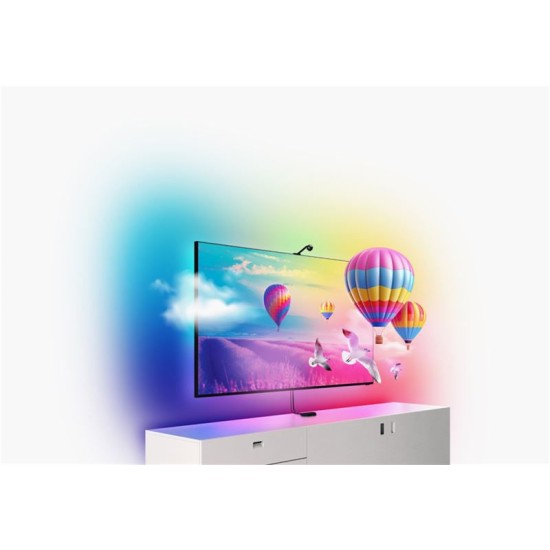 Kit de pornire Nanoleaf 4D V2 cu banda LED 4M pentru sincronizare ecran, compatibil TV pana la 65 inch (Nanoleaf, Ingredi) by www.silkase.ro Kit de pornire Nanoleaf 4D V2 cu banda LED 4M pentru sincronizare ecran, compatibil TV pana la 65 inch (Diverse accesorii, N6900K02-43LS) by www.silkase.ro