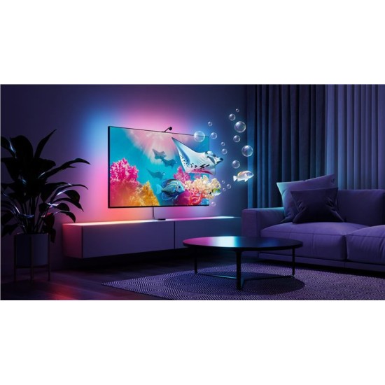 Kit de pornire Nanoleaf 4D V2 cu banda LED 4M pentru sincronizare ecran, compatibil TV pana la 65 inch (Nanoleaf, Ingredi) by www.silkase.ro Kit de pornire Nanoleaf 4D V2 cu banda LED 4M pentru sincronizare ecran, compatibil TV pana la 65 inch (Diverse accesorii, N6900K02-43LS) by www.silkase.ro