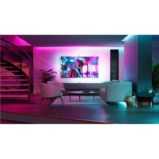 Kit de pornire Nanoleaf 4D V2 cu banda LED 4M pentru sincronizare ecran, compatibil TV pana la 65 inch (Nanoleaf, Ingredi) by www.silkase.ro Kit de pornire Nanoleaf 4D V2 cu banda LED 4M pentru sincronizare ecran, compatibil TV pana la 65 inch (Diverse accesorii, N6900K02-43LS) by www.silkase.ro