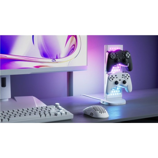 Suport de Birou Nanoleaf Pegboard Desk Dock, Alb – Organizare Inteligentă (Ingredi, NL7602K0001A023) by www.silkase.ro