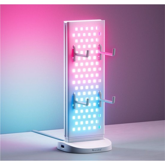 Suport de Birou Nanoleaf Pegboard Desk Dock, Alb – Organizare Inteligentă (Ingredi, NL7602K0001A023) by www.silkase.ro