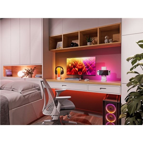Suport de Birou Nanoleaf Pegboard Desk Dock, Alb – Organizare Inteligentă (Ingredi, NL7602K0001A023) by www.silkase.ro