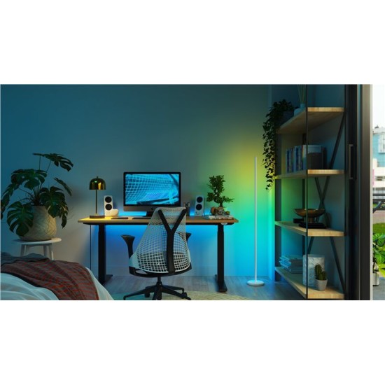Lampă de Podea Inteligentă Nanoleaf Matter Smart Multicolor, Albă Lampă de Podea Inteligentă Nanoleaf Matter Smart Multicolor, Albă (Ingredi, NL7204K0201A070) by www.silkase.ro