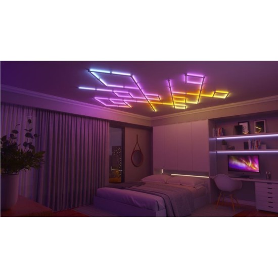 Pachet de expansiune 3 bare luminoase Nanoleaf Lines (Nanoleaf, Ingredi) by www.silkase.ro Pachet de expansiune 3 bare luminoase Nanoleaf Lines (Diverse accesorii, NL59-E-0001LW-3PK) by www.silkase.ro