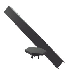 Set 9 skin-uri decorative pentru Nanoleaf Lines, negru mat