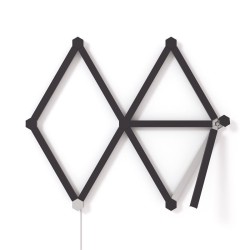 Set 9 skin-uri decorative pentru Nanoleaf Lines, negru mat Set 9 skin-uri decorative pentru Nanoleaf Lines, negru mat