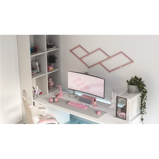 Set 9 skin-uri decorative pentru Nanoleaf Lines, roz mat (Nanoleaf, Ingredi) by www.silkase.ro Set 9 skin-uri decorative pentru Nanoleaf Lines, roz mat (Diverse accesorii, NL59-0001PM-9PK) by www.silkase.ro