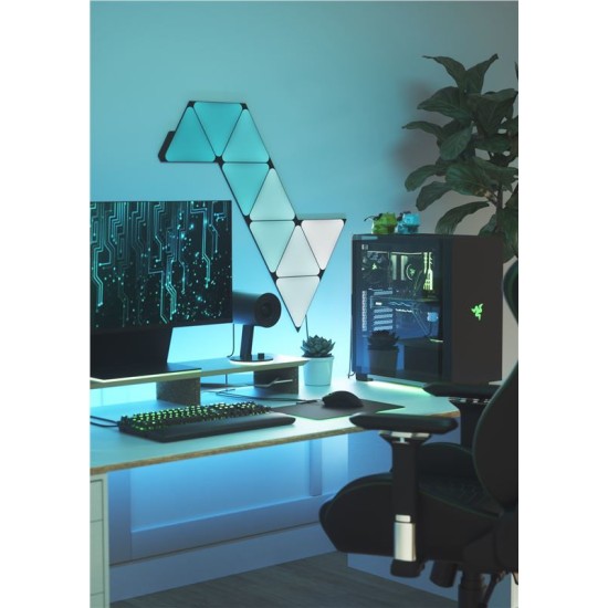 Kit de pornire 9 panouri triunghiulare negre Nanoleaf Shapes (Nanoleaf, Ingredi) by www.silkase.ro Kit de pornire 9 panouri triunghiulare negre Nanoleaf Shapes (Diverse accesorii, NL47-0102TW-9PK) by www.silkase.ro