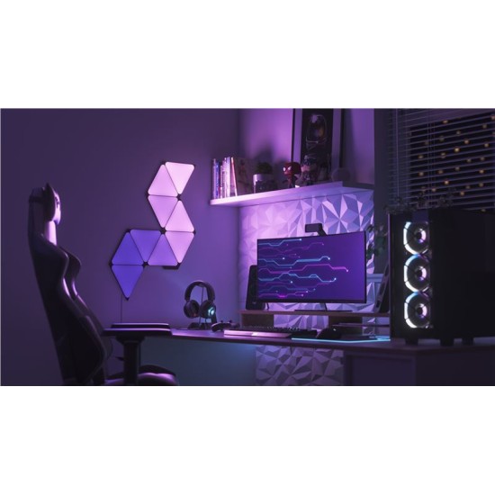 Kit de pornire 9 panouri triunghiulare negre Nanoleaf Shapes (Nanoleaf, Ingredi) by www.silkase.ro Kit de pornire 9 panouri triunghiulare negre Nanoleaf Shapes (Diverse accesorii, NL47-0102TW-9PK) by www.silkase.ro