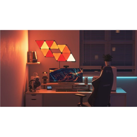 Pachet de expansiune 3 panouri triunghiulare negre Nanoleaf Shapes (Nanoleaf, Ingredi) by www.silkase.ro Pachet de expansiune 3 panouri triunghiulare negre Nanoleaf Shapes (Diverse accesorii, NL47-0101TW-3PK) by www.silkase.ro