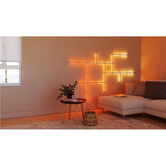 Pachet de expansiune 3 bare luminoase Nanoleaf Lines Squared (Nanoleaf, Ingredi) by www.silkase.ro Pachet de expansiune 3 bare luminoase Nanoleaf Lines Squared (Diverse accesorii, NL59E00-3SN00) by www.silkase.ro