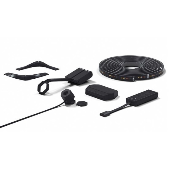 Kit de pornire Nanoleaf 4D cu banda LED 5.2M pentru sincronizare ecran, compatibil TV pana la 85 inch (Nanoleaf, Ingredi) by www.silkase.ro Kit de pornire Nanoleaf 4D cu banda LED 5.2M pentru sincronizare ecran, compatibil TV pana la 85 inch (Diverse accesorii, NF082K02-52LS) by www.silkase.ro
